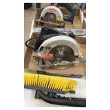 Skil saw with cord and blade