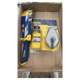 Irwin drywall saw and Chalk line new in the box