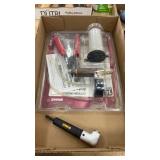 Tire iron , brake bleeder and vacuum pump kit and