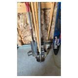 Grouping of long handled tools
