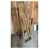 Grouping of long handled tools