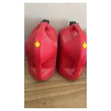 2 Plastic Fuel Jugs