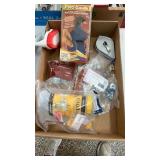 Mixed box of clamps Chalk line brush caulking