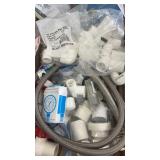 PVC fittings , pressure gauge and more