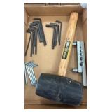 Mallet , Allen wrenches and more