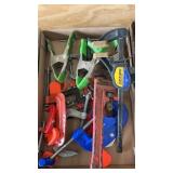 Box of clamps and more