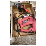 Tool shop jig saw Soldering iron and Black &