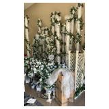Wedding Decor Set Up For A Venue.  Archway,