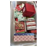 Empty Christmas Cardboard/Tin Containers