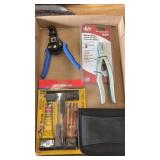 Lot of gutter crimper, lock, wire striped and