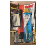 Lot of misc tools including saw blades drill bits
