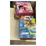 Large lot of board games and toys