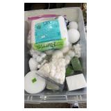 Christmas decore foam and small ornaments