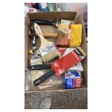 Box of paint brushes