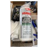 Roll a husky six mill heavy duty clear plastic