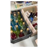 Group of Glass Bottles Decor