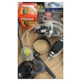 Power flow street rod fuel filter , oil filter