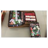 Group of poker chips and more