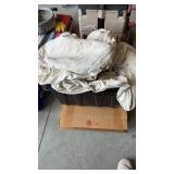 Lot of painting canvas tarps