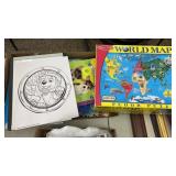 Kidï¿½s Coloring Books & Puzzle.  Not sure if