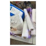 Full size mattress pad cluster stuffing and mesh