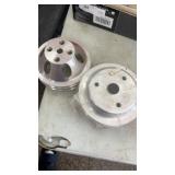 Water pump and crank pulley and more