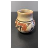 Sioux pottery pot signed