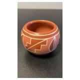 Signed Santanita  Suazo mini native American pot