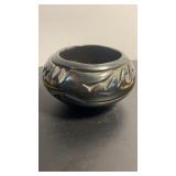 Carved black ware, pottery bowl, consistent with