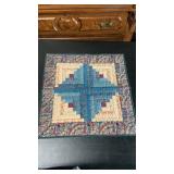 Quilted wall hanging  19 x 19