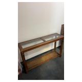 Wooden console or sofa table.  46 x 13.5 x 28'