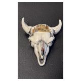 Native American Indian ceramic pottery skull