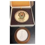 Goebel collectors club plate, girl, umbrella,