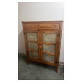 Ethan Allen pie safe cupboard cabinet  40 x 16 x