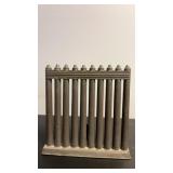 Antique  10 tube 10.5 tapered rustic tin