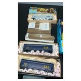 2 Athearn Hopper Cars, Logs for HO Scale logging