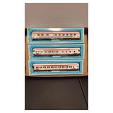 3 HO Scale Railroad Passenger Cars.  IHC