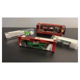 Ho scale semi trucks and road champs Red dog semi