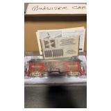 Budweiser Clydesdale model train car and tracks