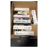 Set of 7 HO Scale Semi Trailers
