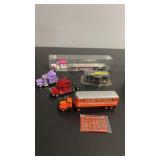 HO scale semi truck and trailer and more