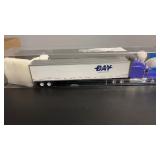 2 HO scale semi truck and trailer