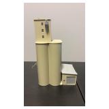 Model railroad building grain silo