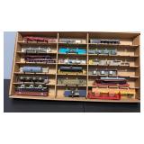 Set of 22(?) HO Scale Flat Cars, Tanks, & more