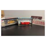 HO SCALE Atlas caboose , soo line train car and