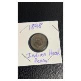 1898 Indian head penny