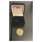 2017. Sacajawea  $1  coin with COA  24 k gold