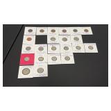 (22) Group of Canadian Coins
