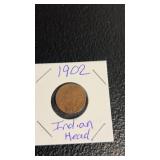 1902 Indian head penny
