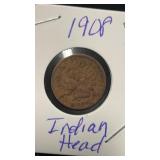 1908 Indian Head Penny